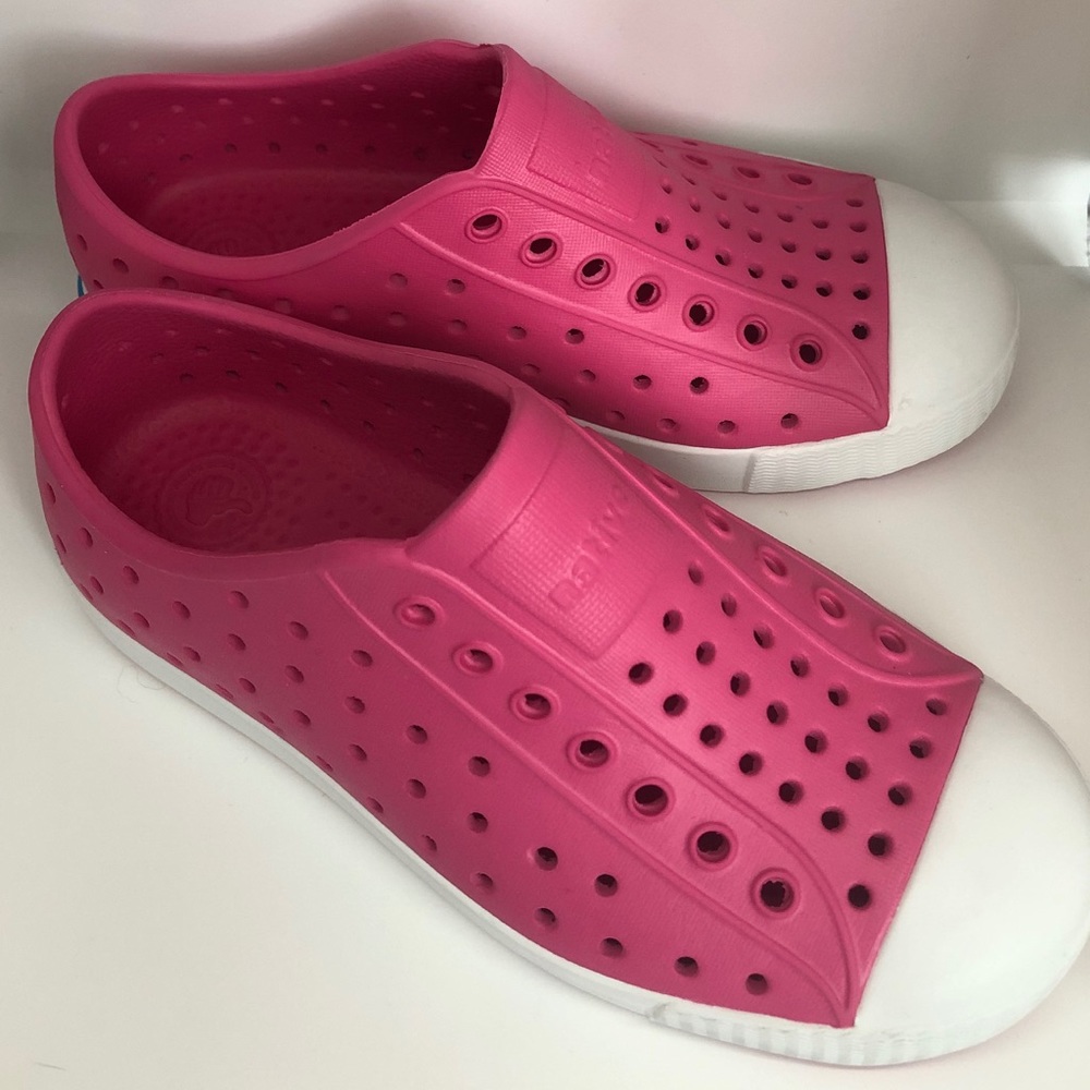 Girls Native Shoes, Hollywood Pink Size 12